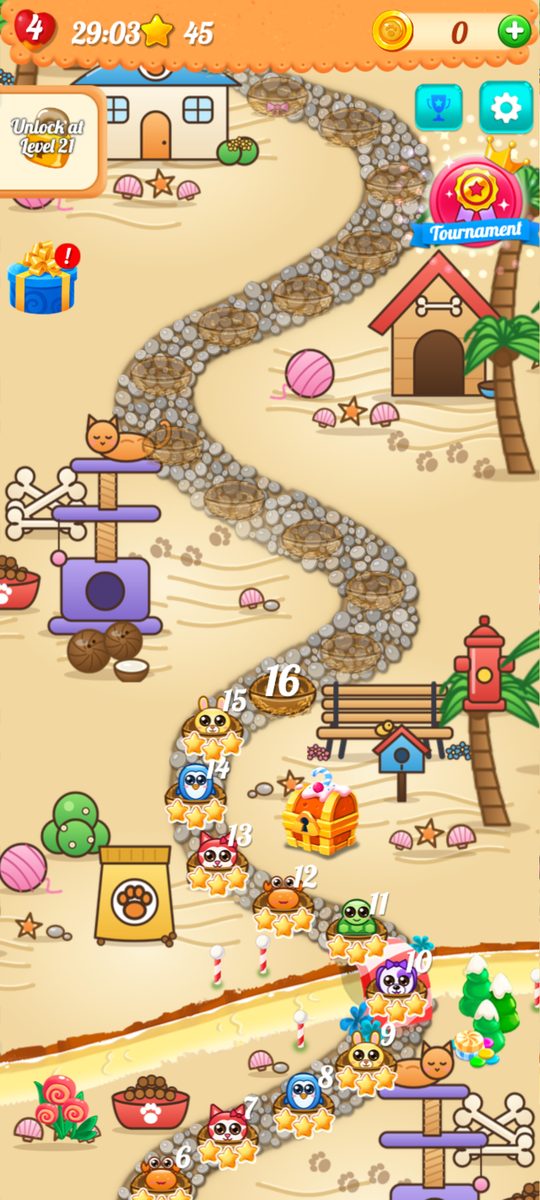 Pets Rain map: the beach pet park